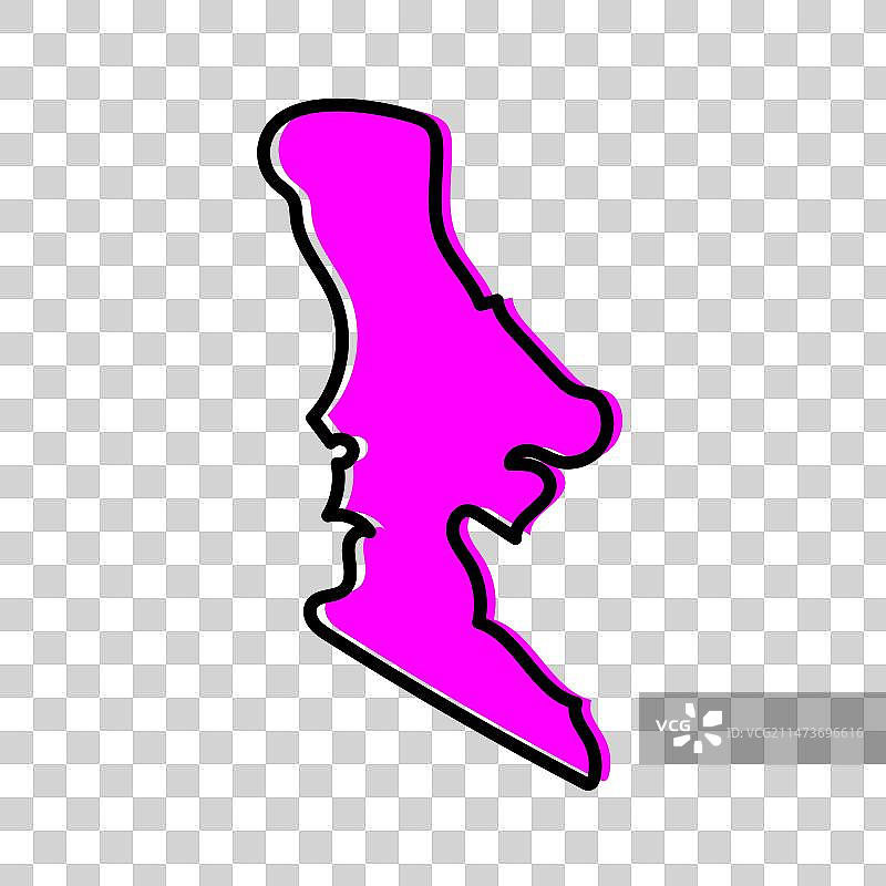 肯尼亚裂谷州地图设计图片素材