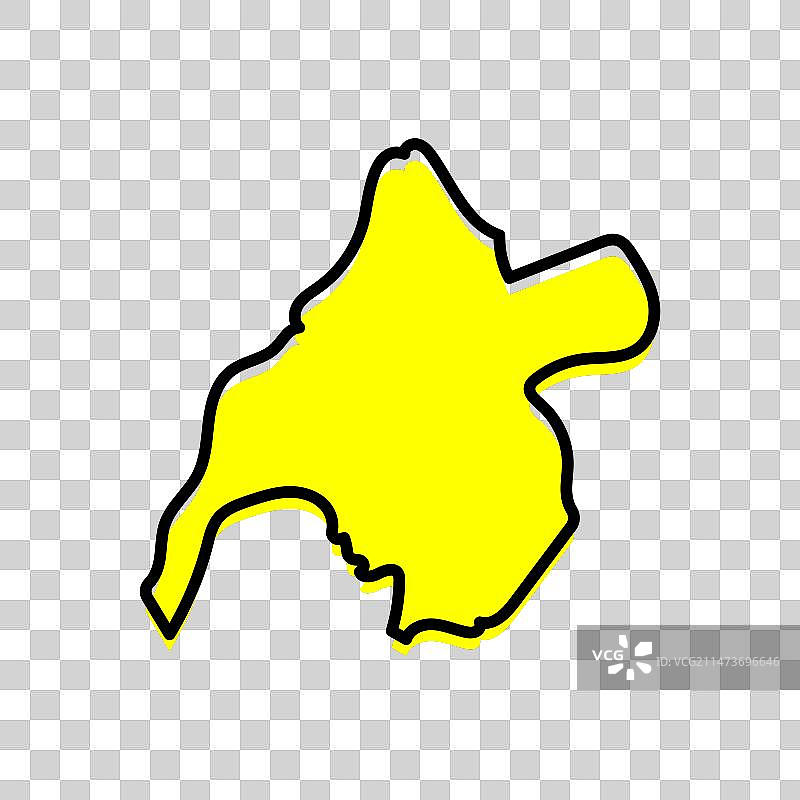 肯尼亚西部州地图设计图片素材