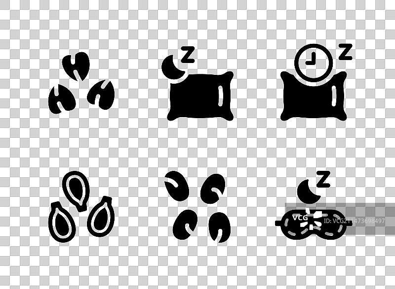 健康生活实心图标合集图片素材