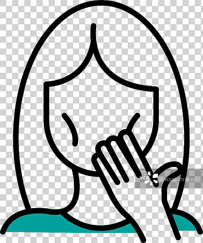 女性厌食症图标图片素材