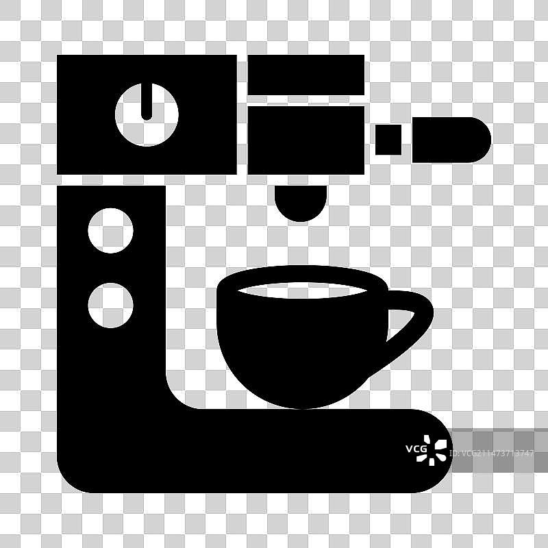 家用咖啡机图标图片素材