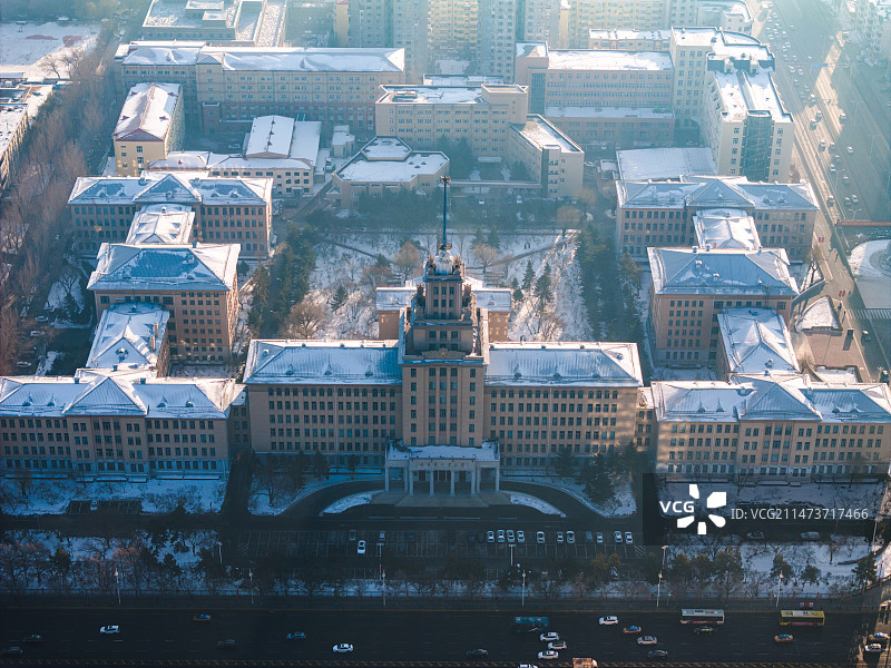 哈尔滨工业大学航拍图片素材