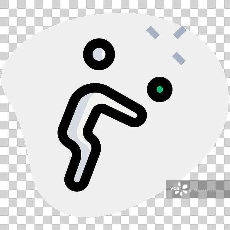 白色背景上的户外排球比赛图片素材
