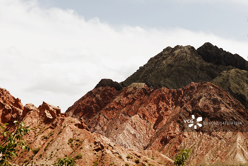 红岩峡谷-位于新疆克州冰川公园内.图片素材