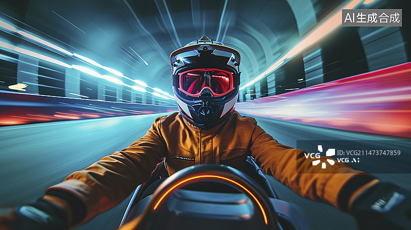 【AI数字艺术】虚拟世界赛车运动VR图片素材