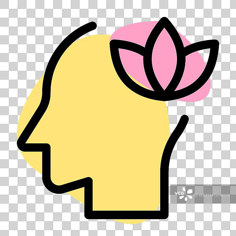 在水疗中心进行头部按摩以缓解偏头痛图片素材