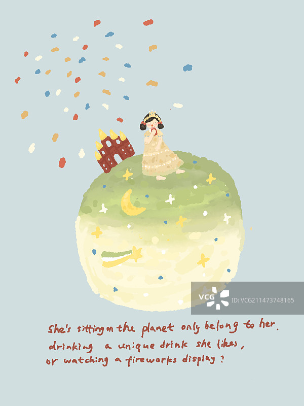 公主的甜梦星球图片素材