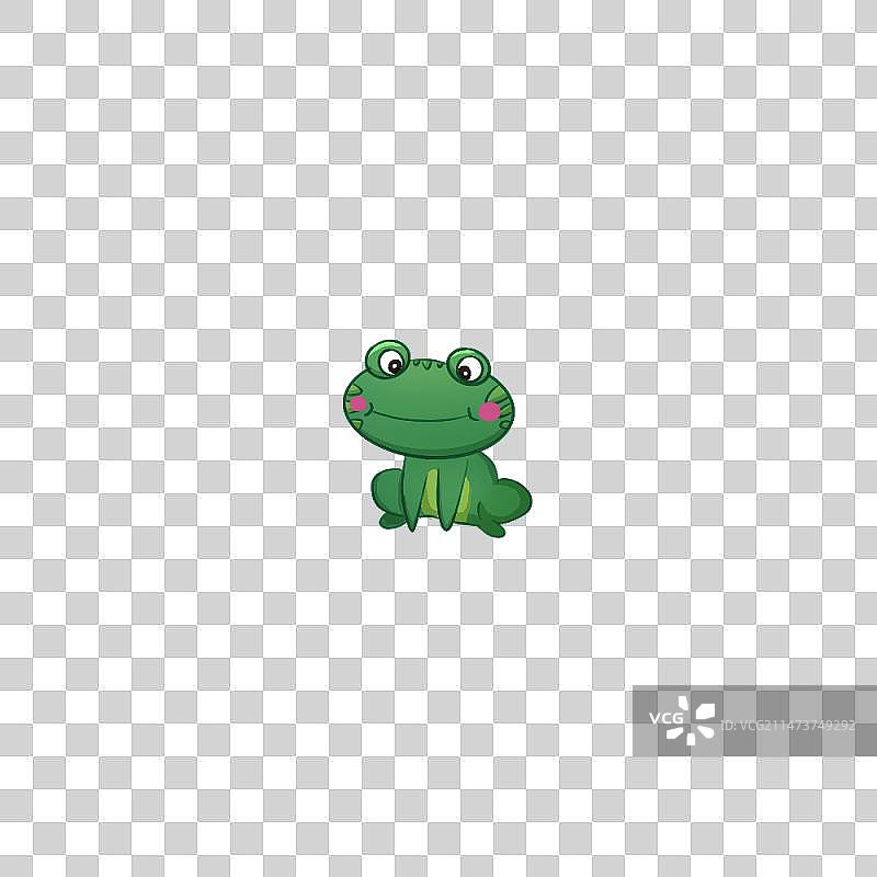 可爱小跳蛙图片素材