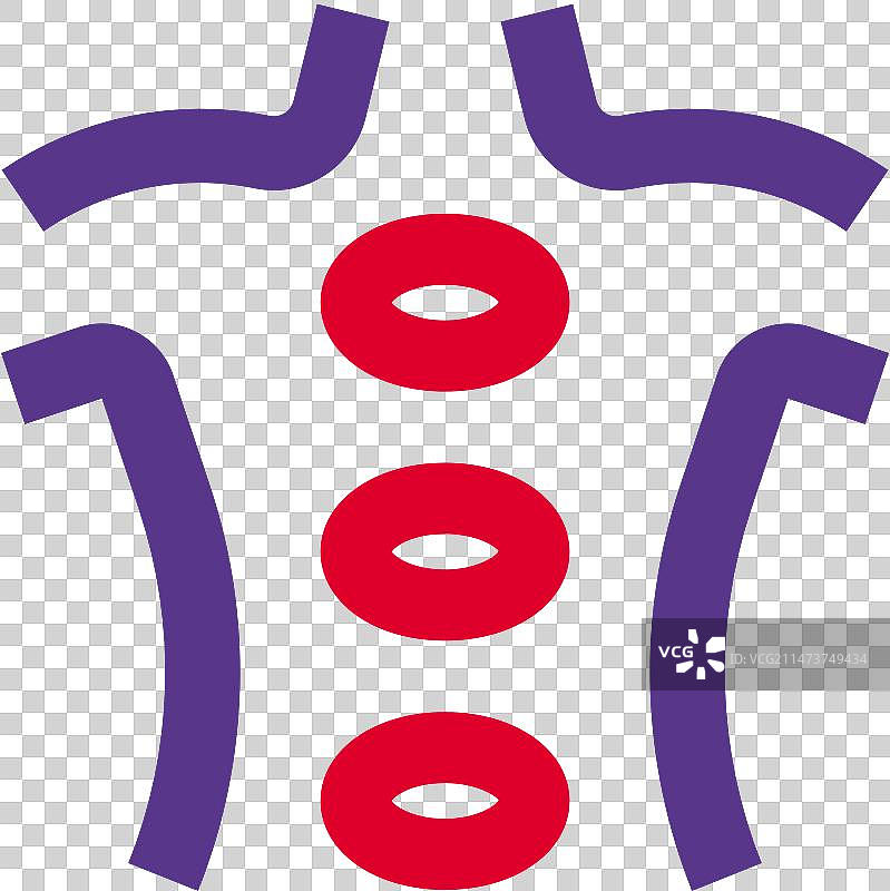 放置在患者背部的热石疗法图片素材