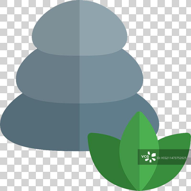 水疗中心的治疗石疗法图片素材