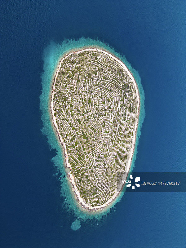 指纹岛图片素材