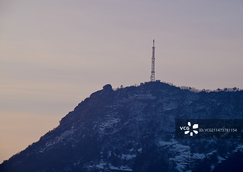 山顶的风景图片素材