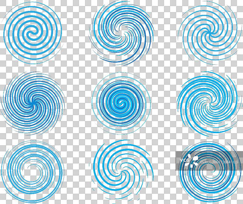 螺旋运动扭曲漩涡设计元素图片素材