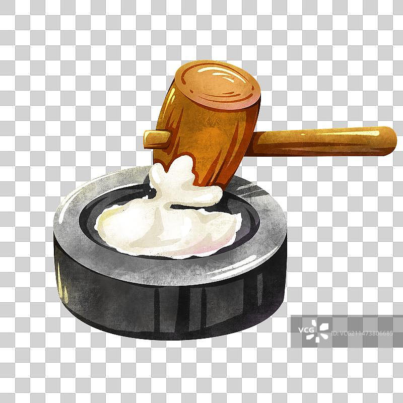 打糍粑图片素材