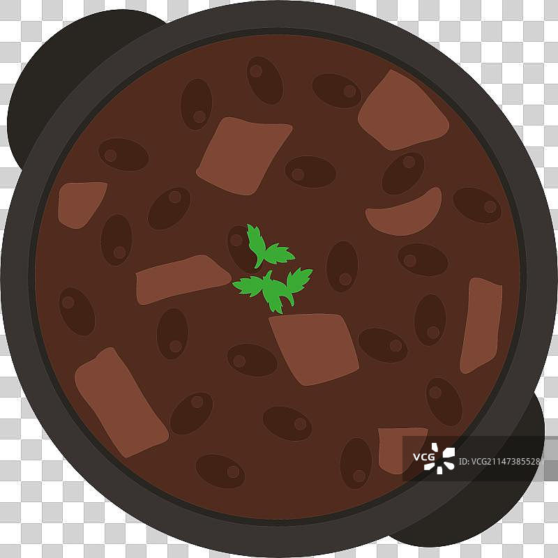 巴西黑豆饭图片素材