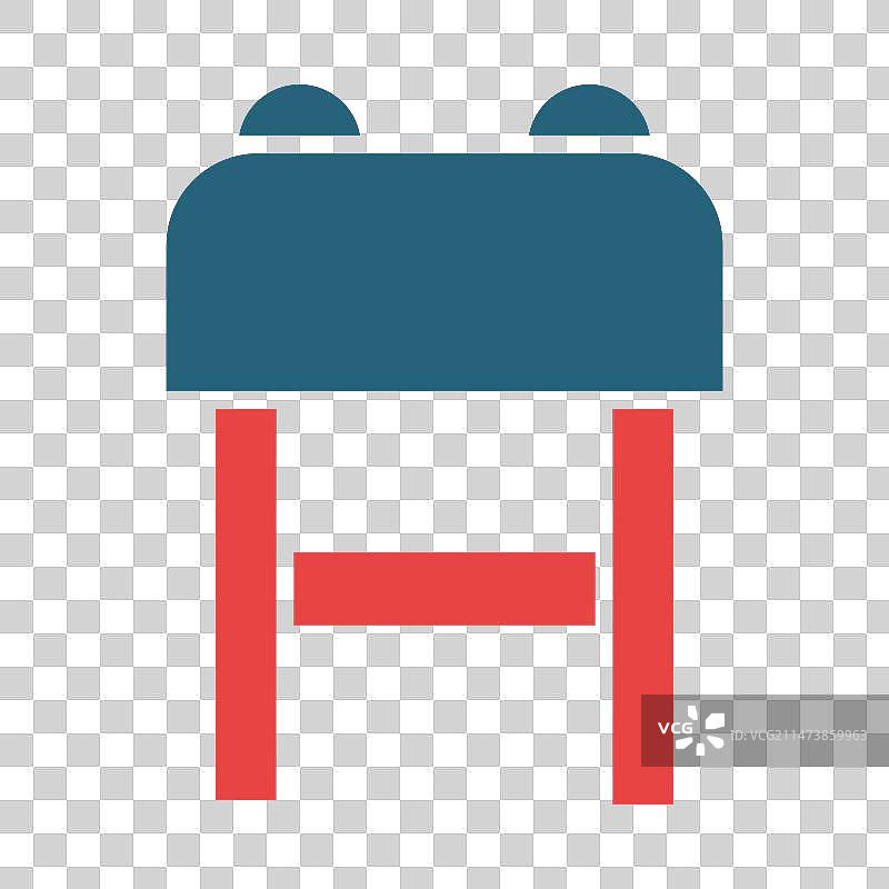 跳马标志双色图标（个人用途）图片素材