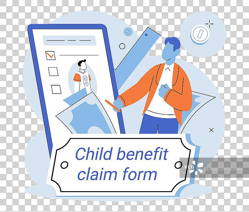 儿童福利金融支持图片素材