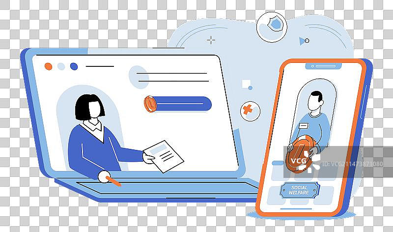 通过社会福利培养幸福感图片素材