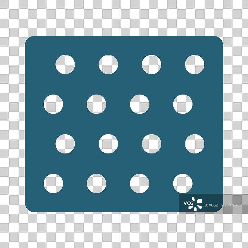 气泡膜双色图标图片素材