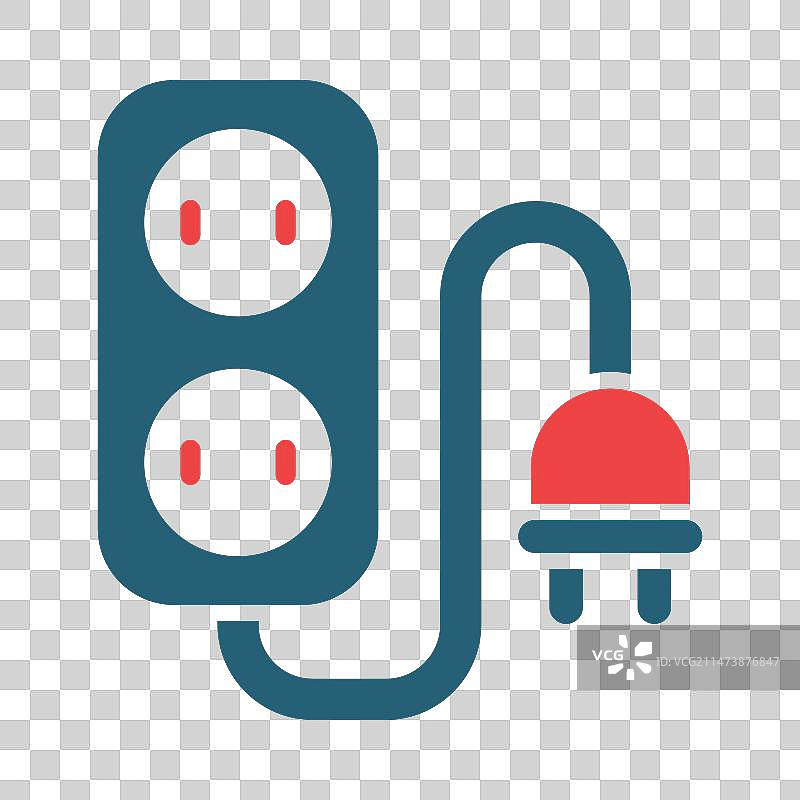 个人扩展标志双色图标图片素材