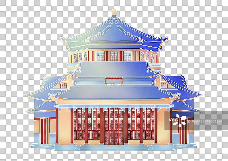 卡通板绘 广州孙中山纪念馆图片素材