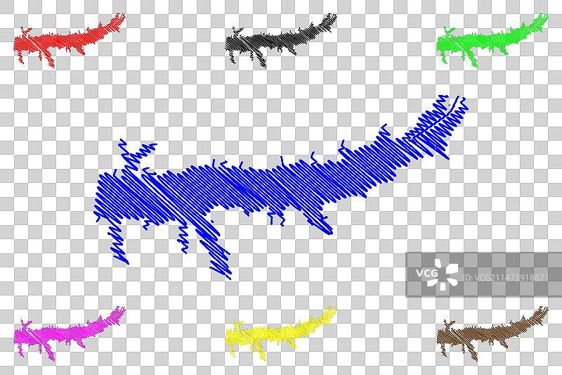 伊尼德湖水库，美利坚合众国图片素材