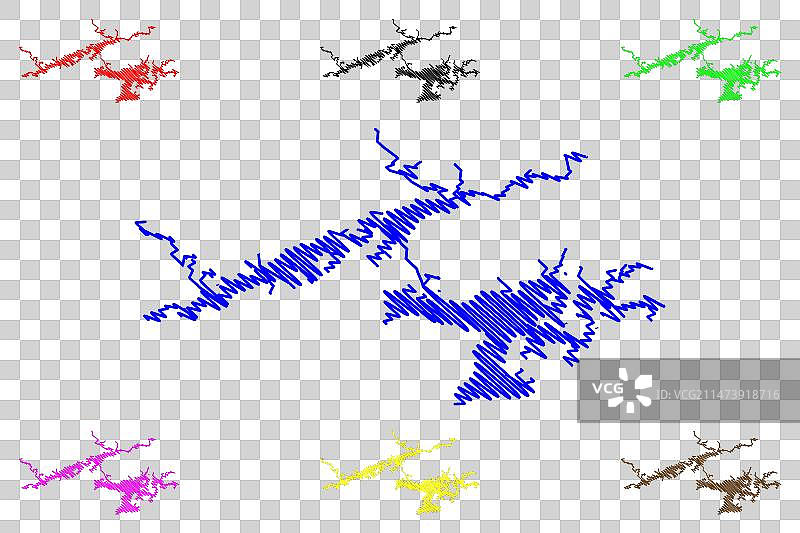 格里尔斯费里水库，美国图片素材