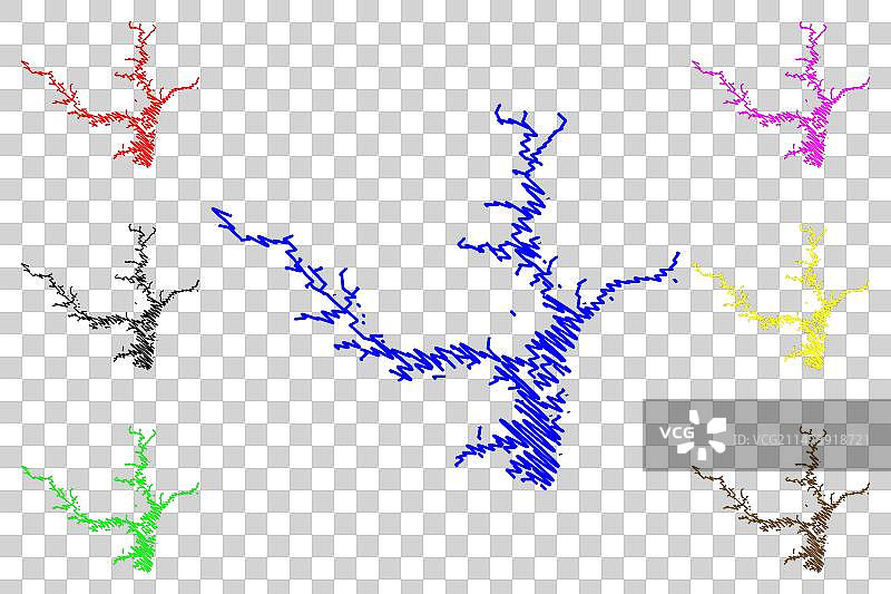 哈特韦尔湖水库，美利坚合众国图片素材
