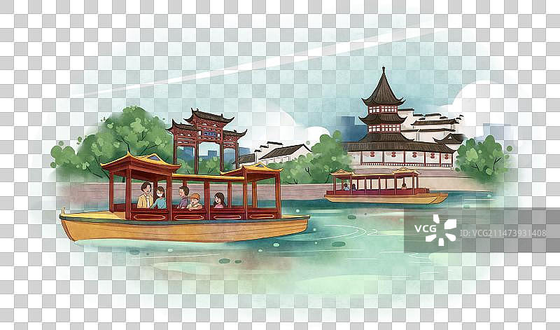 建筑-南京夫子庙图片素材