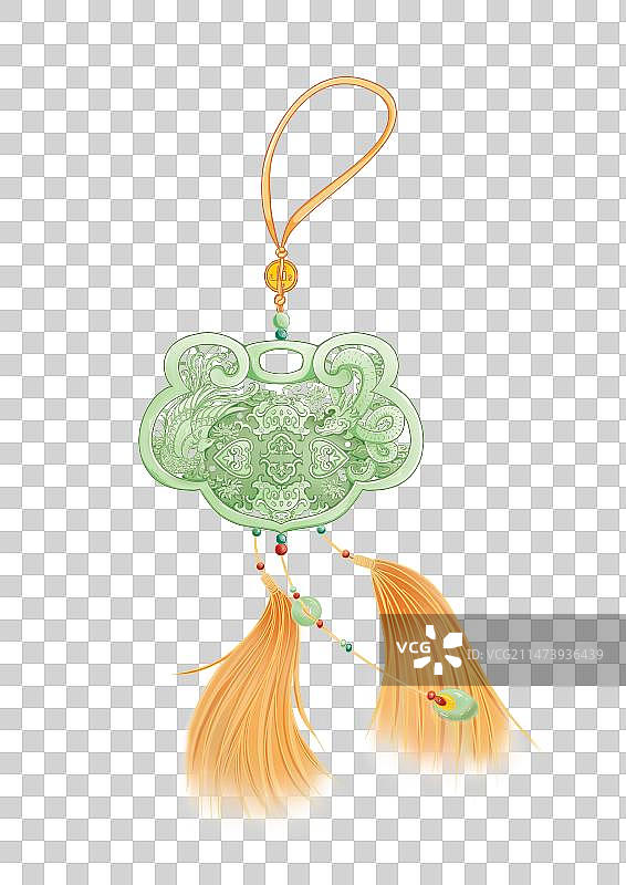 国风中式传统玉佩图片素材