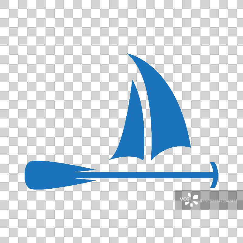 脚踏船Logo设计图图片素材