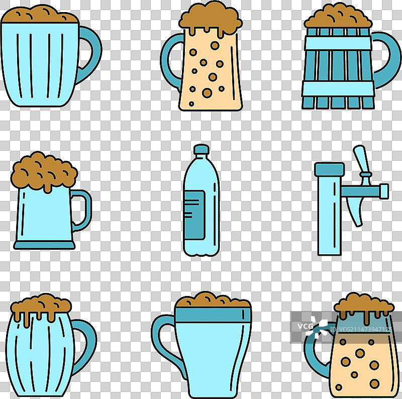 鲜格瓦斯图标集颜色图片素材