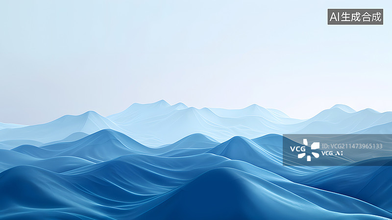 【AI数字艺术】等高线海拔科技感抽象背景图片素材