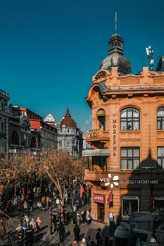 哈尔滨马迭尔宾馆大楼图片素材