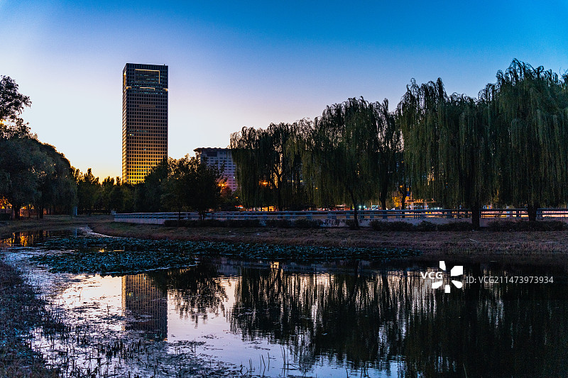 北京盘古大观写字楼改造后图片素材