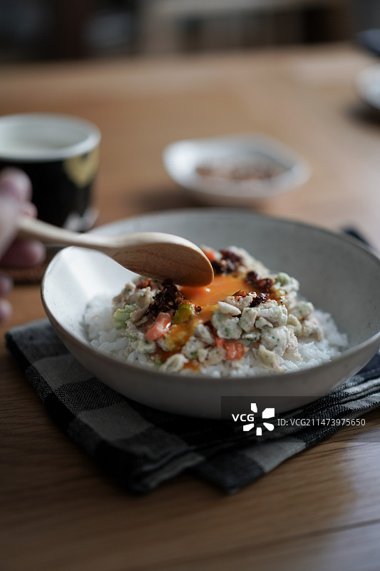 早餐：茶泡饭图片素材