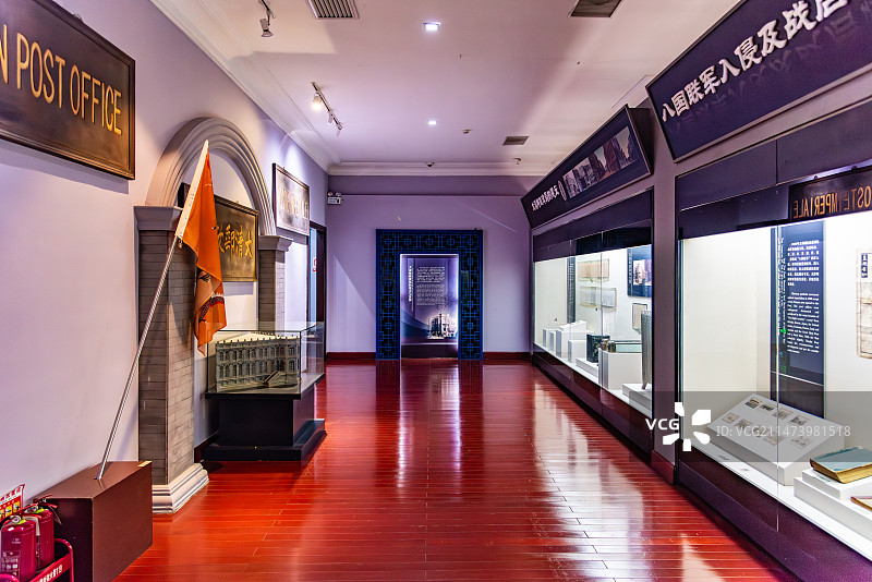 中国天津邮政博物馆室内建筑图片素材