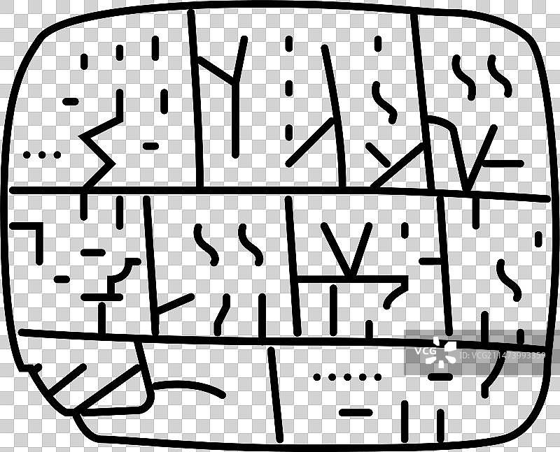 人类进化书写线条图标图片素材