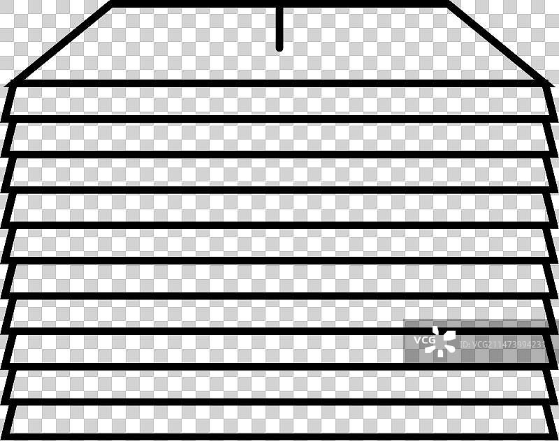 叠放的纸巾线条图标图片素材