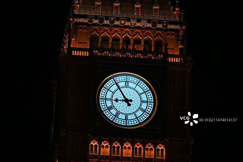 城市建筑夜景风光 澳门伦敦人夜景图片素材