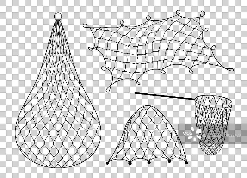 刺网捕鱼图片素材