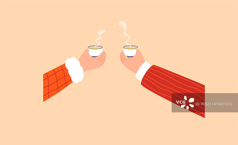 围炉煮茶喝茶元素图片素材