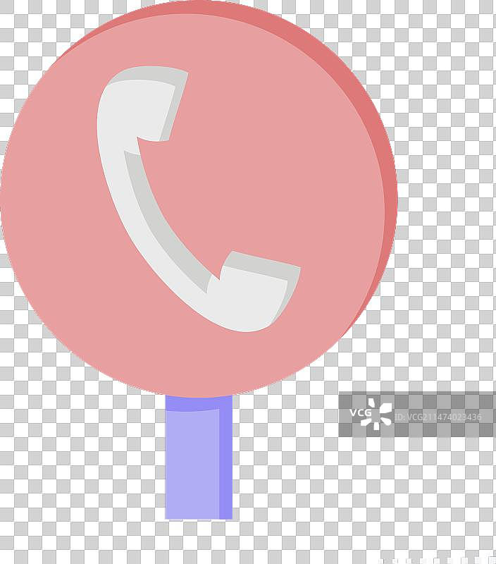 道路标志SOS紧急求助扁平风格图标图片素材