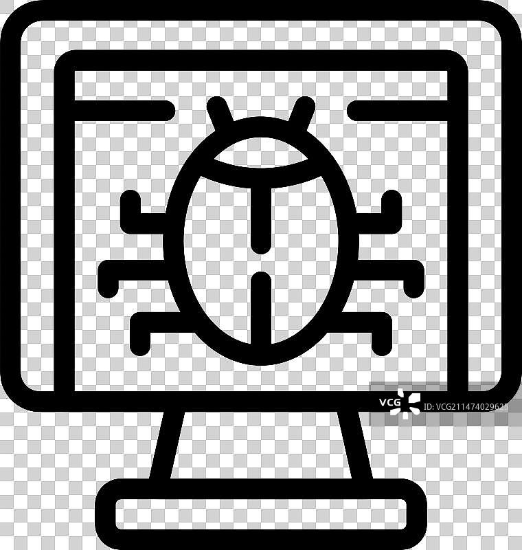 软件调试应用轮廓图标图片素材