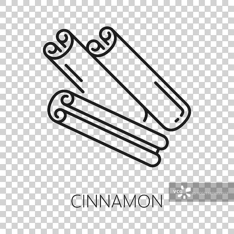 芳香肉桂皮条图片素材