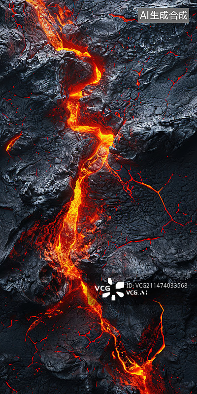 【AI数字艺术】夜间火灾的特写镜头图片素材