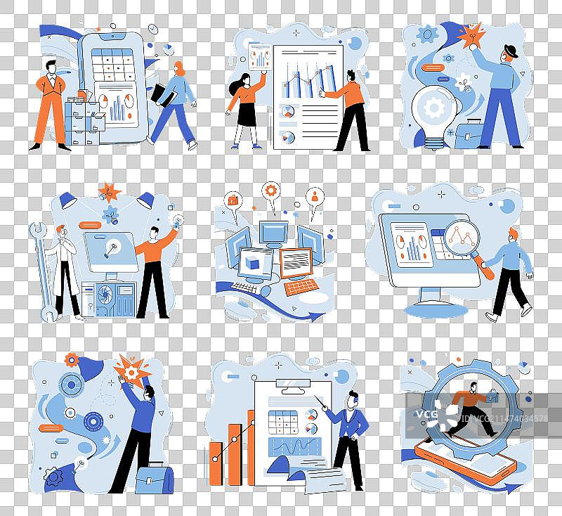 智慧商业挑战现状图片素材