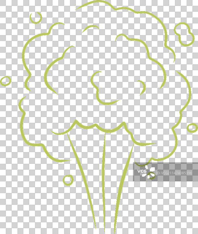 气味气体云效果图片素材