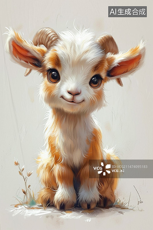 【AI数字艺术】油画生肖动物图片素材