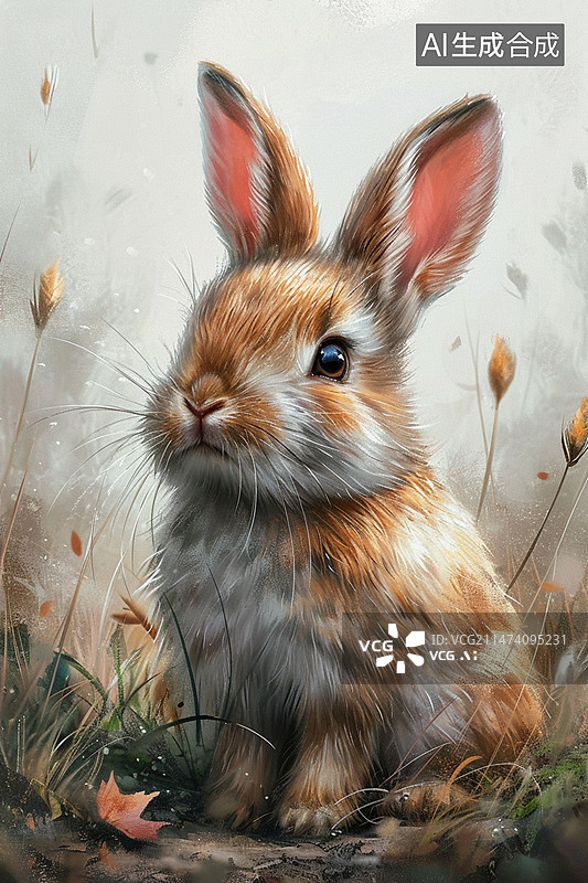 【AI数字艺术】油画生肖动物图片素材